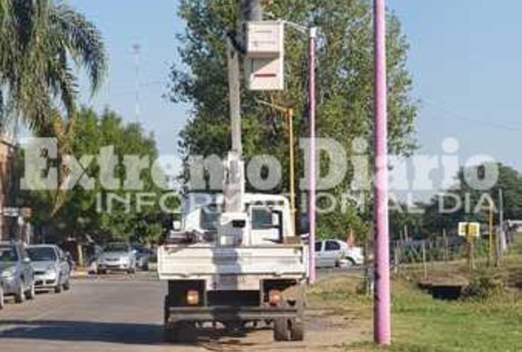 Imagen de Avanza la instalación del tendido de fibra óptica para optimizar el sistema de monitoreo municipal