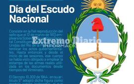 Imagen de 12 de marzo: D&iacute;a del Escudo Nacional Argentino