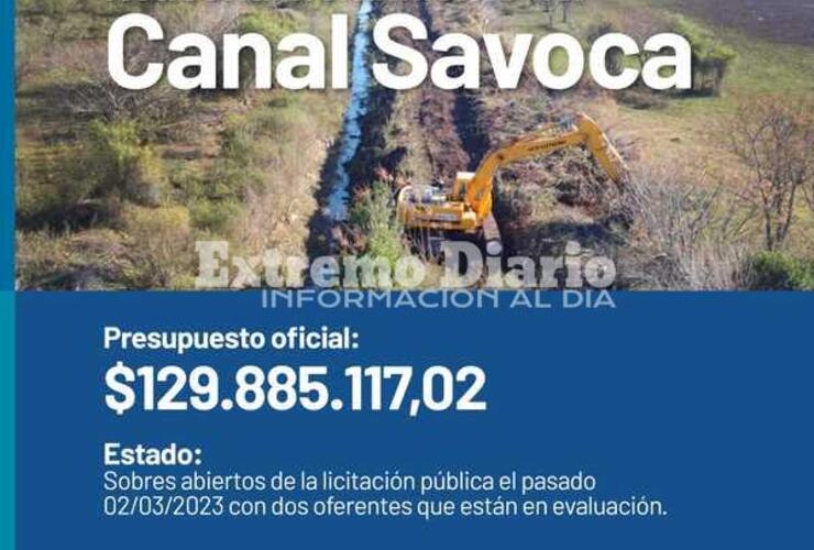 Imagen de Reacondicionamiento del canal Savoca: Una obra hídrica histórica para Arroyo Seco