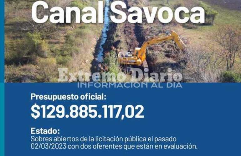 Imagen de Reacondicionamiento del canal Savoca: Una obra hídrica histórica para Arroyo Seco