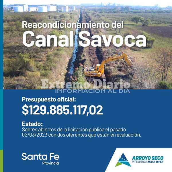 Imagen de Reacondicionamiento del canal Savoca: Una obra h&iacute;drica hist&oacute;rica para Arroyo Seco