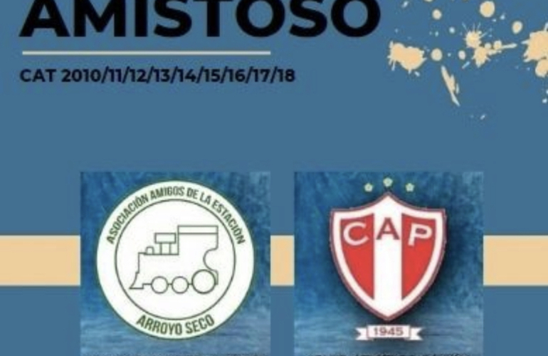 Imagen de Jornada amistosa entre Amigos de la Estación y Atlético Pavón.