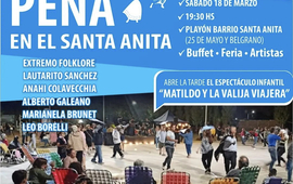 Imagen de 'Pe&ntilde;a' en el barrio Santa Anita de General Lagos.