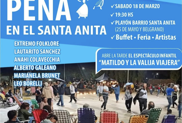 Imagen de 'Peña' en el barrio Santa Anita de General Lagos.