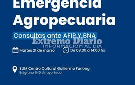 Imagen de Emergencia Agropecuaria: Consultas ante Afip y Bna