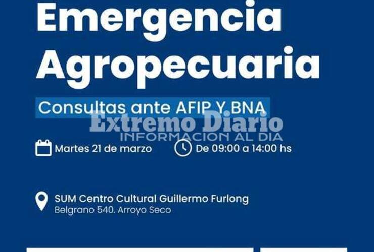 Imagen de Emergencia Agropecuaria: Consultas ante Afip y Bna