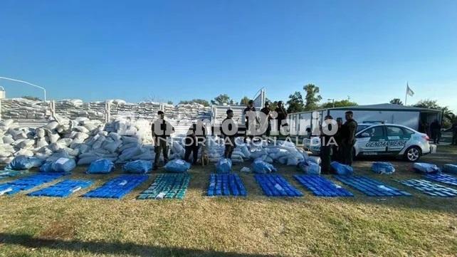 Imagen de Secuestran en el peaje de General Lagos 427 kilos de coca&iacute;na que iban a Buenos Aires