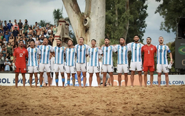 Imagen de La selecci&oacute;n Argentina fue medalla de plata en la Copa Am&eacute;rica de F&uacute;tbol Playa.