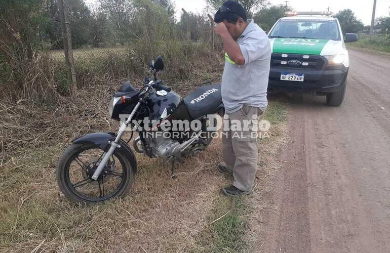 Imagen de Pueblo Esther: Operativo para recuperar una moto