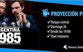 Imagen de Cine por la Memoria: Se proyectar&aacute; la pel&iacute;cula �Argentina 1985' por el d&iacute;a de la Memoria, Verdad y Justicia.