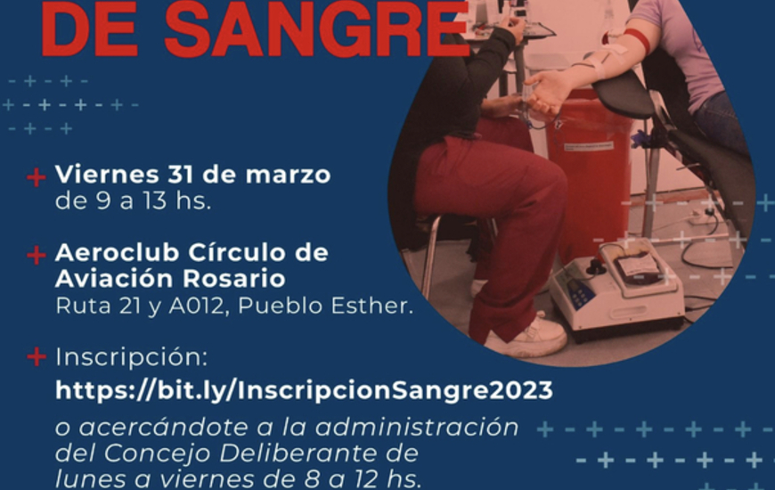 Imagen de 1&ordf; jornada de Donaci&oacute;n de Sangre en Pueblo Esther.