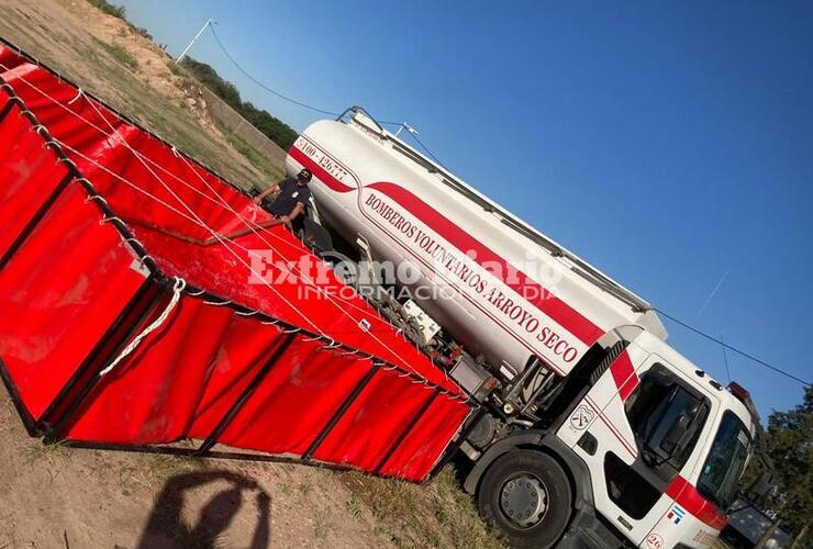 Imagen de Bomberos incorporó una pileta para mejorar el accionar en los incendios