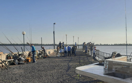 Imagen de Se disput&oacute; la fecha 2 del ranking de pesca anual en el Rowing Club.