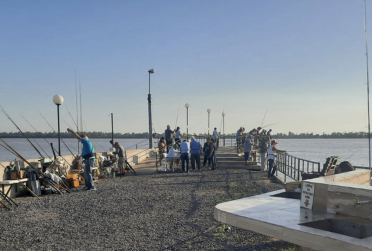 Imagen de Se disputó la fecha 2 del ranking de pesca anual en el Rowing Club.