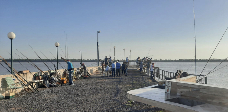 Imagen de Se disput&oacute; la fecha 2 del ranking de pesca anual en el Rowing Club.