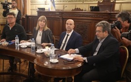 El ministro de Seguridad estuvo este mi&eacute;rcoles en el Senado provincial. (Ministerio de Seguridad)