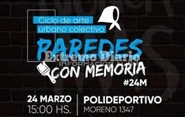 Imagen de Ciclo de arte urbano colectivo "Paredes con Memoria" en Fighiera