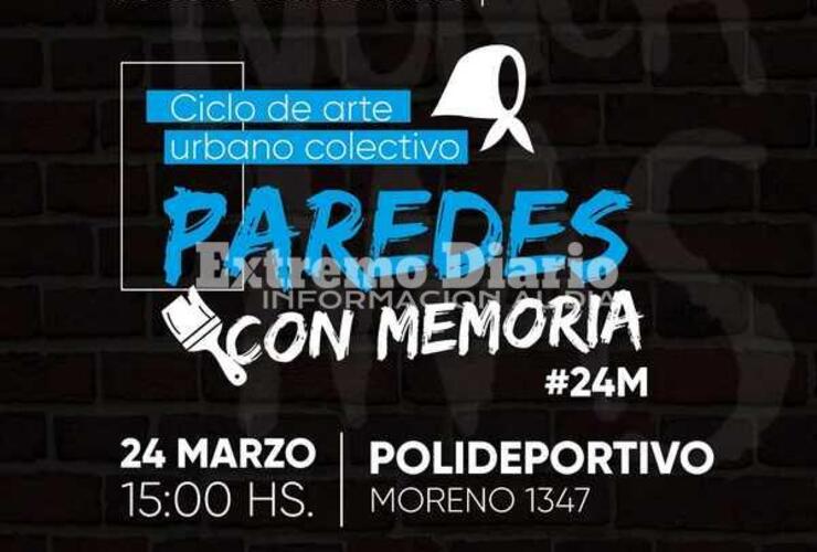 Imagen de Ciclo de arte urbano colectivo "Paredes con Memoria" en Fighiera