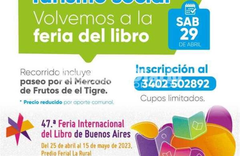 Imagen de La Comuna de Fighiera organiza un viaje a la Feria del Libro