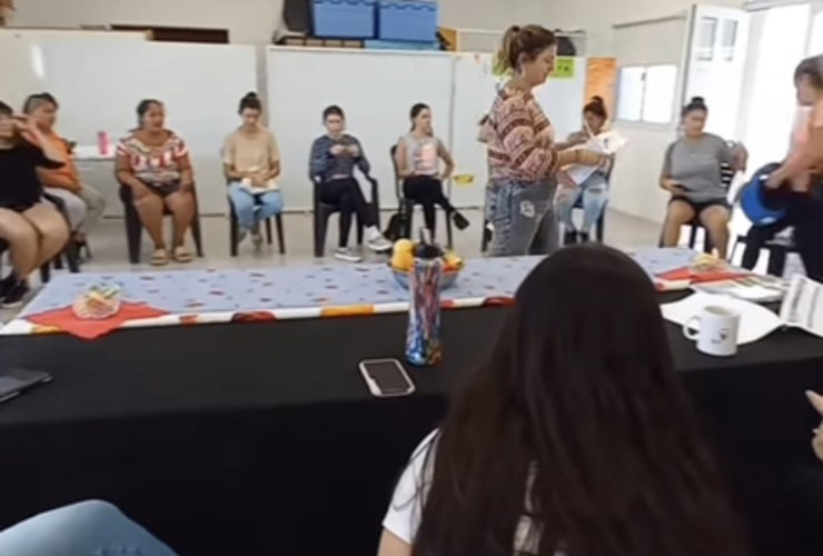 Imagen de Iniciaron los Talleres de 'Santa Fe M&aacute;s' en General Lagos.