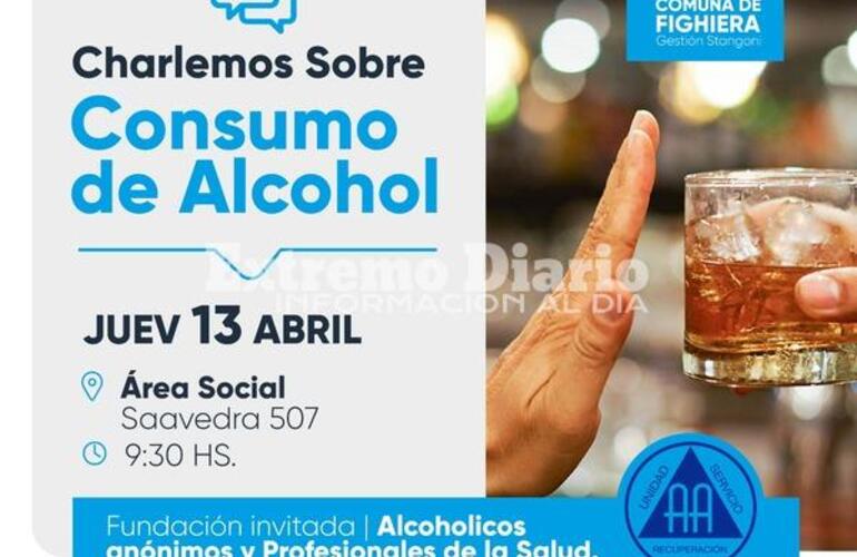 Imagen de Charla abierta sobre consumo de alcohol en Fighiera