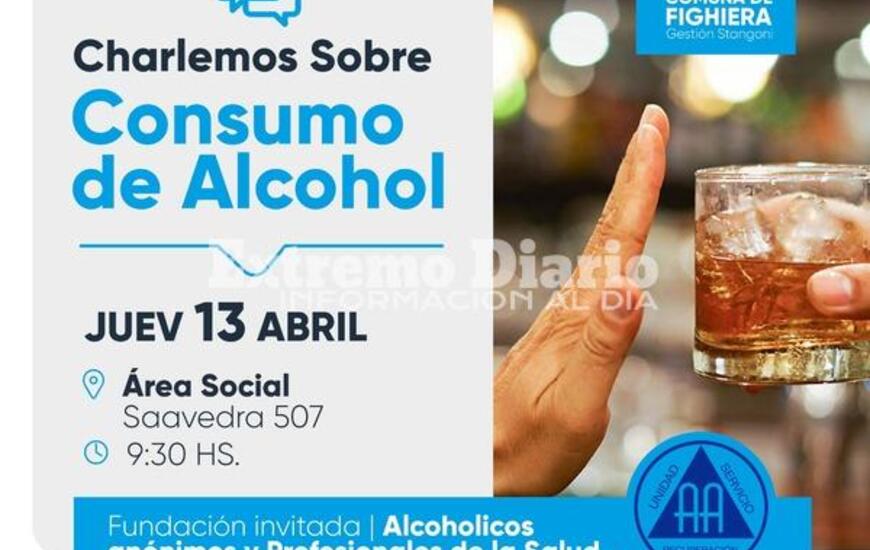 Imagen de Charla abierta sobre consumo de alcohol en Fighiera