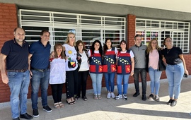Imagen de La Ministra de Educaci&oacute;n provincial, Adriana Cantero, visit&oacute; instituciones educativas de General Lagos.