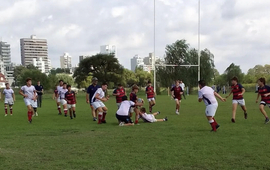 Imagen de Talleres particip&oacute; de un Encuentro infanto-juvenil de rugby en San Nicol&aacute;s.
