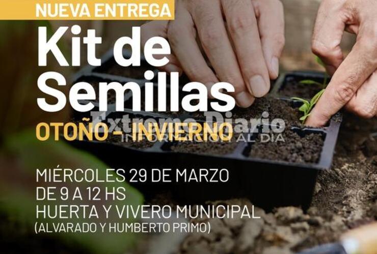 Imagen de Entrega de kit de semillas en la Huerta y Vivero Municipal