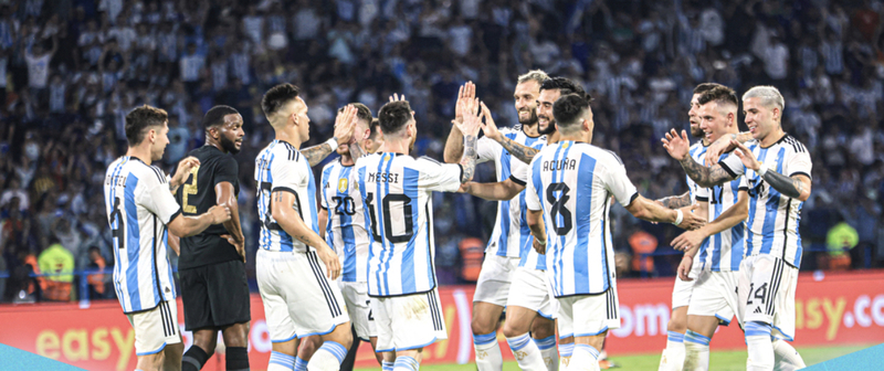 Imagen de Argentina venci&oacute; 7 a 0 a Curazao en Santiago del Estero.