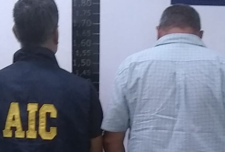 El hombre de 57 años detenido por agentes de la AIC.