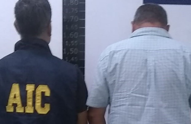 El hombre de 57 años detenido por agentes de la AIC.