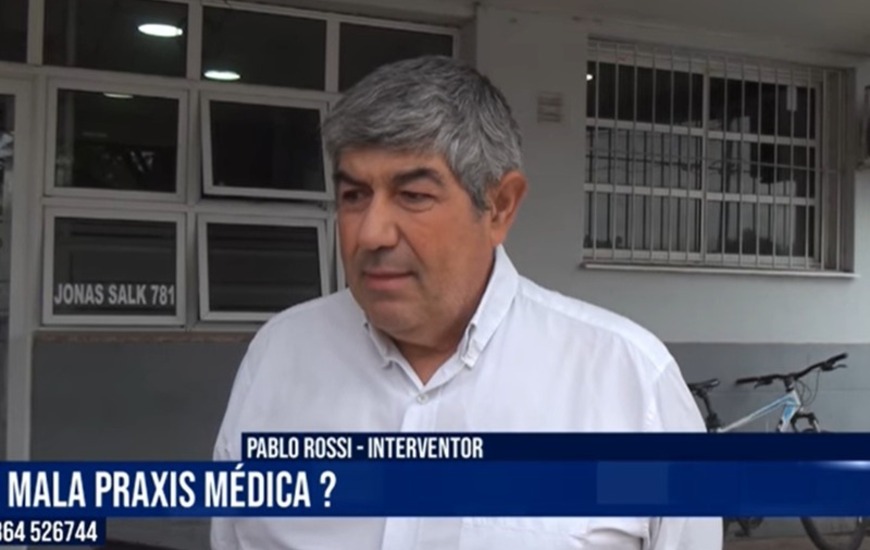 Pablo Rossi, captura de pantalla Canal Seis Arroyo Seco