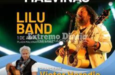 Imagen de Vigilia de Malvinas: Lilu Band será parte del Festival Cultural