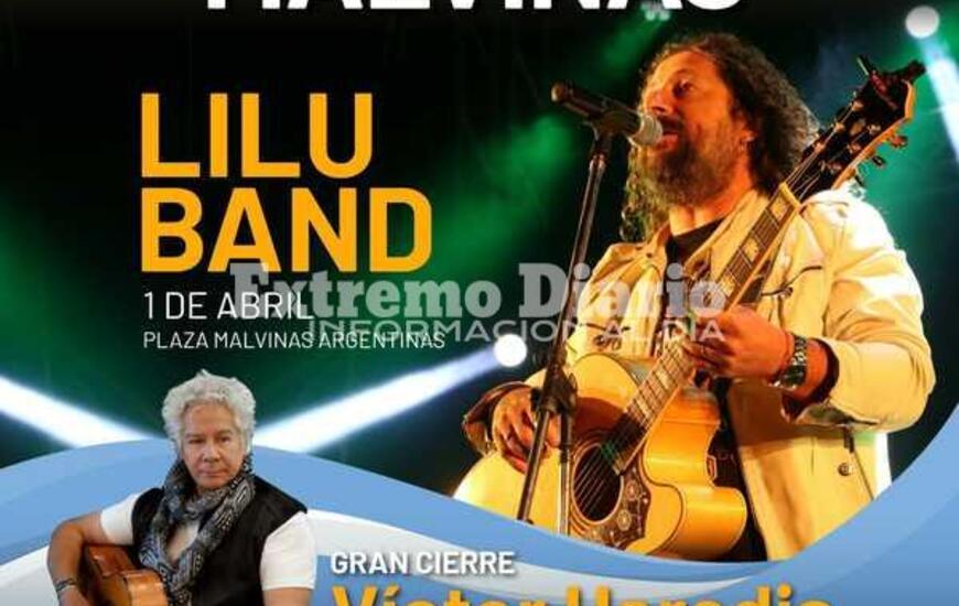 Imagen de Vigilia de Malvinas: Lilu Band ser&aacute; parte del Festival Cultural