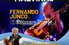 Imagen de Vigilia de Malvinas: Fernando Junco será parte del Festival Cultural