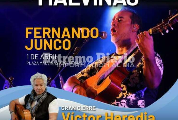 Imagen de Vigilia de Malvinas: Fernando Junco será parte del Festival Cultural