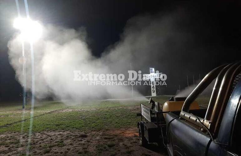 Imagen de Fumigación contra mosquitos en espacios públicos, barrios y domicilios