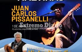 Imagen de Vigilia de Malvinas: Juan Carlos Pissanelli ser&aacute; parte del Festival Cultural