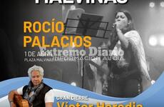 Imagen de Vigilia de Malvinas: Rocío Palacios será parte del Festival Cultural
