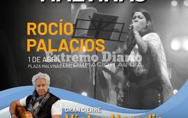 Imagen de Vigilia de Malvinas: Roc&iacute;o Palacios ser&aacute; parte del Festival Cultural