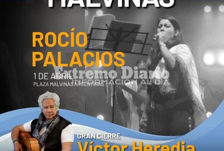 Imagen de Vigilia de Malvinas: Rocío Palacios será parte del Festival Cultural