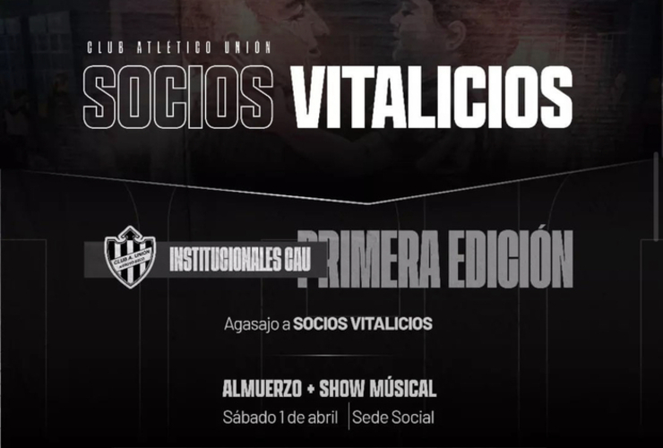 Imagen de Uni&oacute;n brindar&aacute; un agasajo a sus 'Socios Vitalicios'.