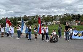 Imagen de 2 de Abril: Acto por el D&iacute;a de Veteranos y Ca&iacute;dos de la guerra de Malvinas en General Lagos.