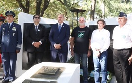 Imagen de Perotti encabez&oacute; el acto por el 41&deg; aniversario de la Guerra de Malvinas en la ciudad de Reconquista