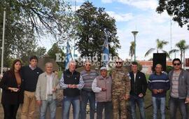 Imagen de Fighiera: Acto protocolar en el D&iacute;a de los Veteranos y Ca&iacute;dos en la Guerra de Malvinas