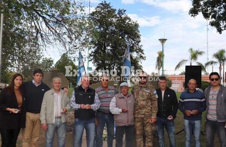 Imagen de Fighiera: Acto protocolar en el D&iacute;a de los Veteranos y Ca&iacute;dos en la Guerra de Malvinas