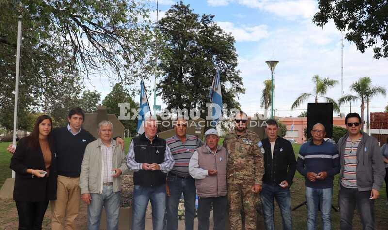 Imagen de Fighiera: Acto protocolar en el D&iacute;a de los Veteranos y Ca&iacute;dos en la Guerra de Malvinas