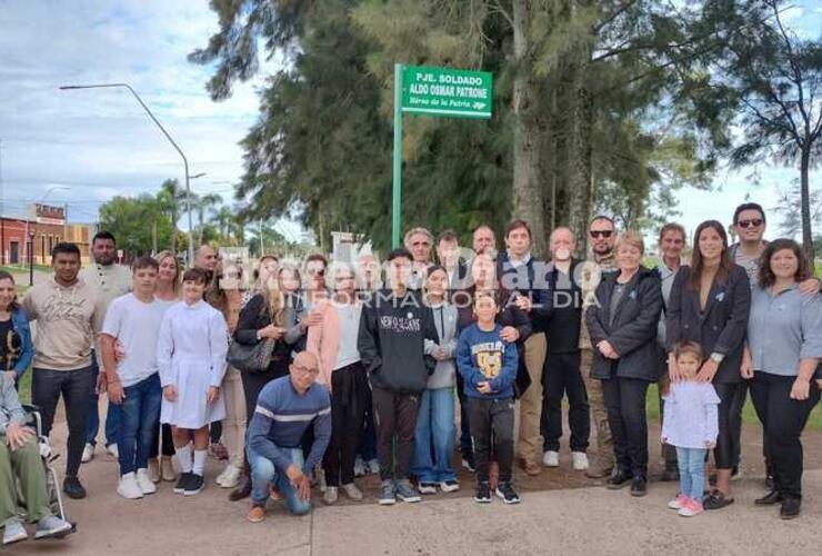 Imagen de Fighiera: Nombraron dos Pasajes p&uacute;blicos con la identidad de soldados de Malvinas