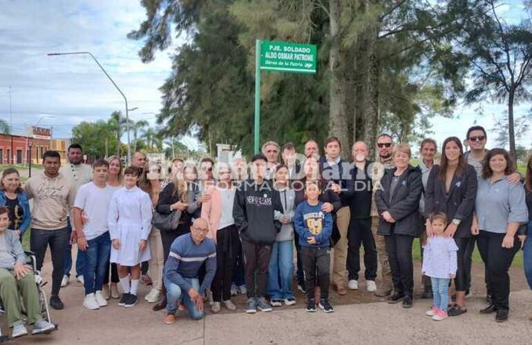 Imagen de Fighiera: Nombraron dos Pasajes públicos con la identidad de soldados de Malvinas